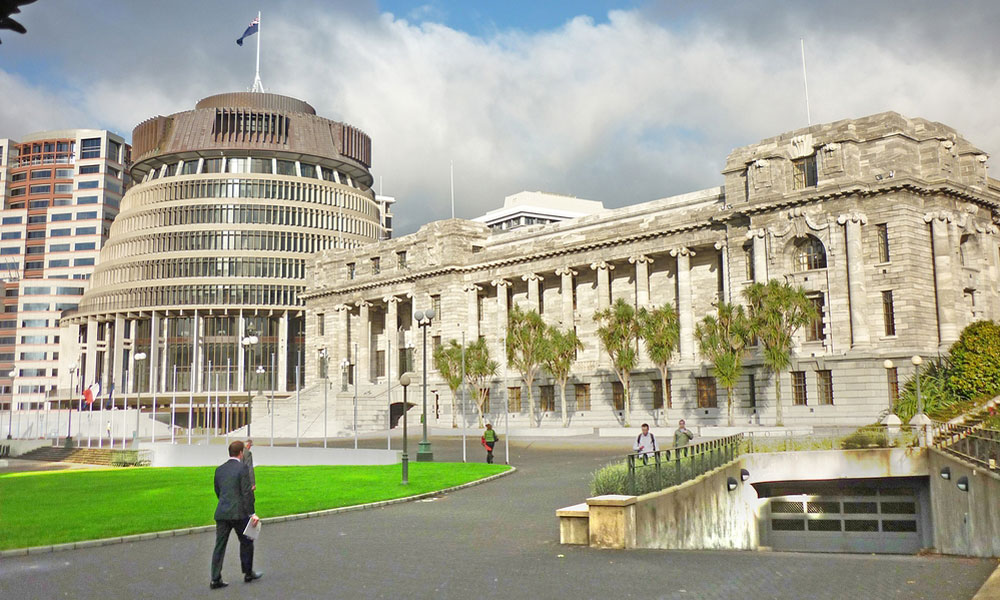 New Zealand parliament and government building