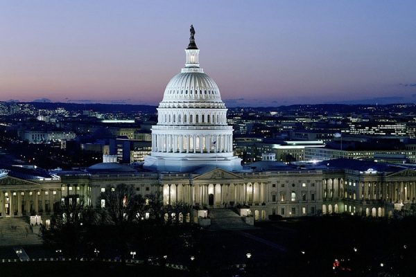 The Capitol building in Washington DC