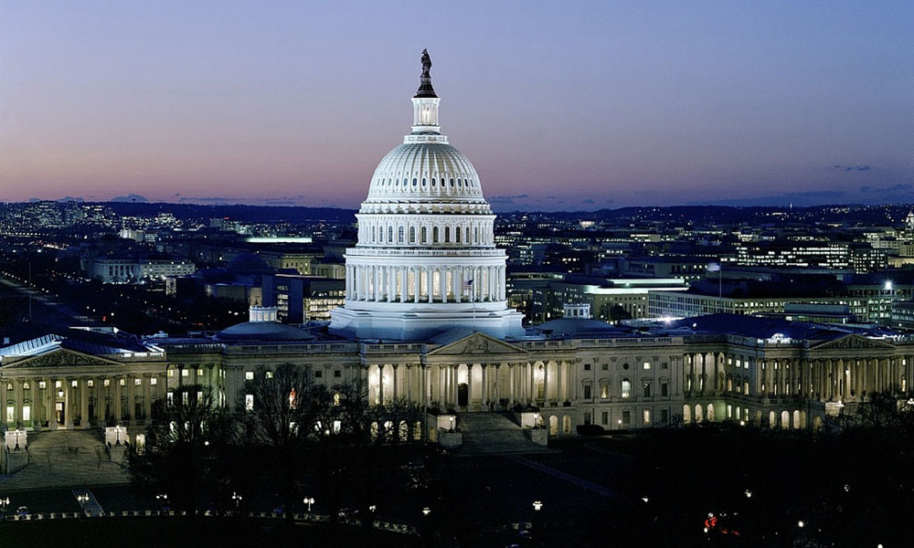 The Capitol building in Washington DC